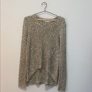 RETROD chunky knit high-low sweater